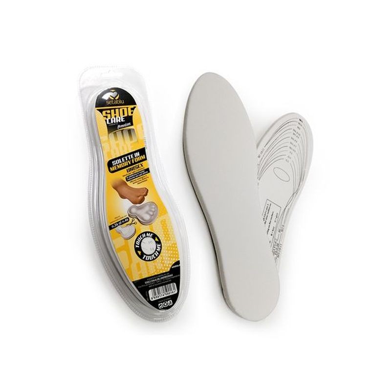 SOLETTE IN MEMORY FOAM EAN 8059174590161 INGROSSO ACCESSORI SCARPE SOLETTE IN MEMORY FOAM EAN 8059174590161 INGROSSO ACCESSORI SCARPE