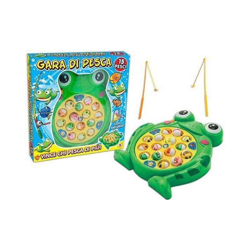 GIOCO PESCA RANOCCHIA 15 PESCI EAN  INGROSSO GIOCHI DI SOCIETA