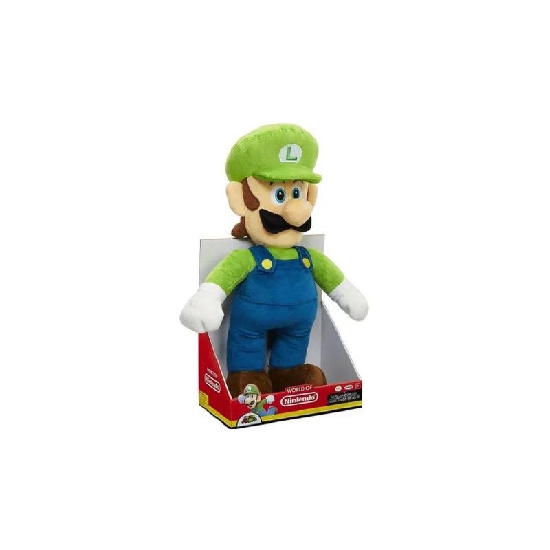 SUPER MARIO JUMBO PELUCHE LUIGI 50CM EAN 039897644578 INGROSSO PELUCHE MORBIDOSI