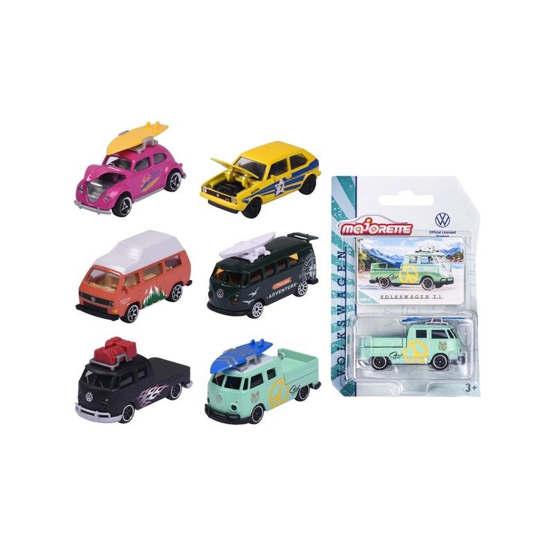 MAJORETTE VOLKSWAGEN THE ORIGINALS PREMI UM 6 ASST. EAN  INGROSSO MODELLINI AUTO