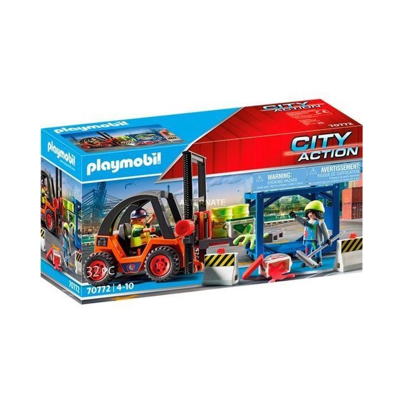 PLAYMOBIL 70772 OPERAI CON MULETTO EAN 4008789707727 INGROSSO PLAYMOBIL CITY ACTION