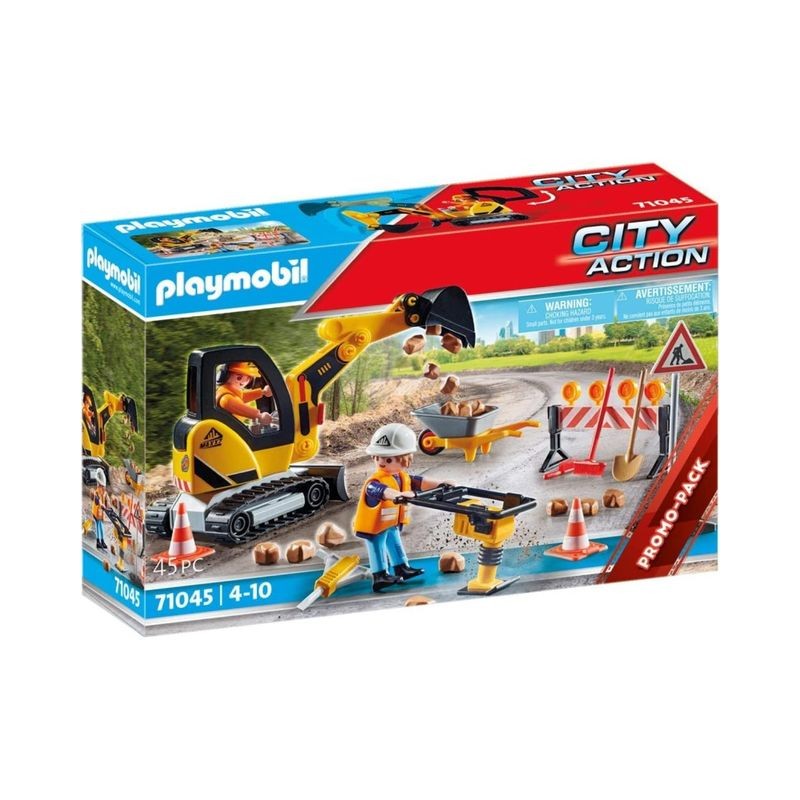 PLAYMOBIL 71045 CANTIERE STRADALE EAN 4008789710451 INGROSSO PLAYMOBIL CITY ACTION