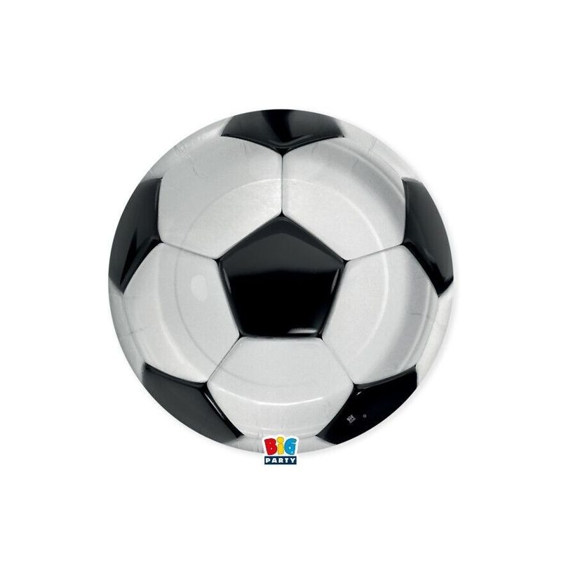 PIATTI CM.24 PZ.8 FOOTBALL EAN 8020834748871 INGROSSO PIATTI PER PARTY