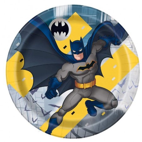 INGROSSO PIATTI CARTA BATMAN CM