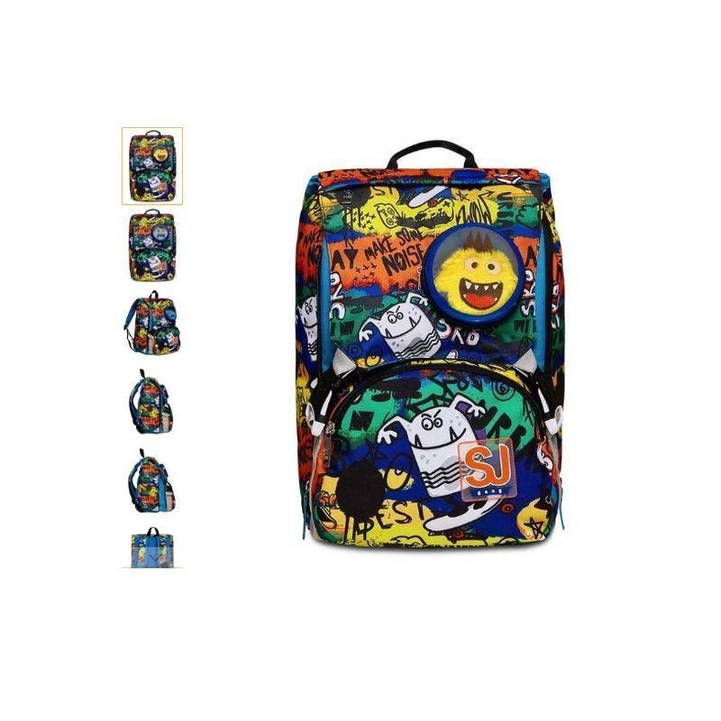 ZAINO SDOPP.BIG SJ GANG CRITTY BOY EAN 8055714078489 INGROSSO ZAINI SCUOLA