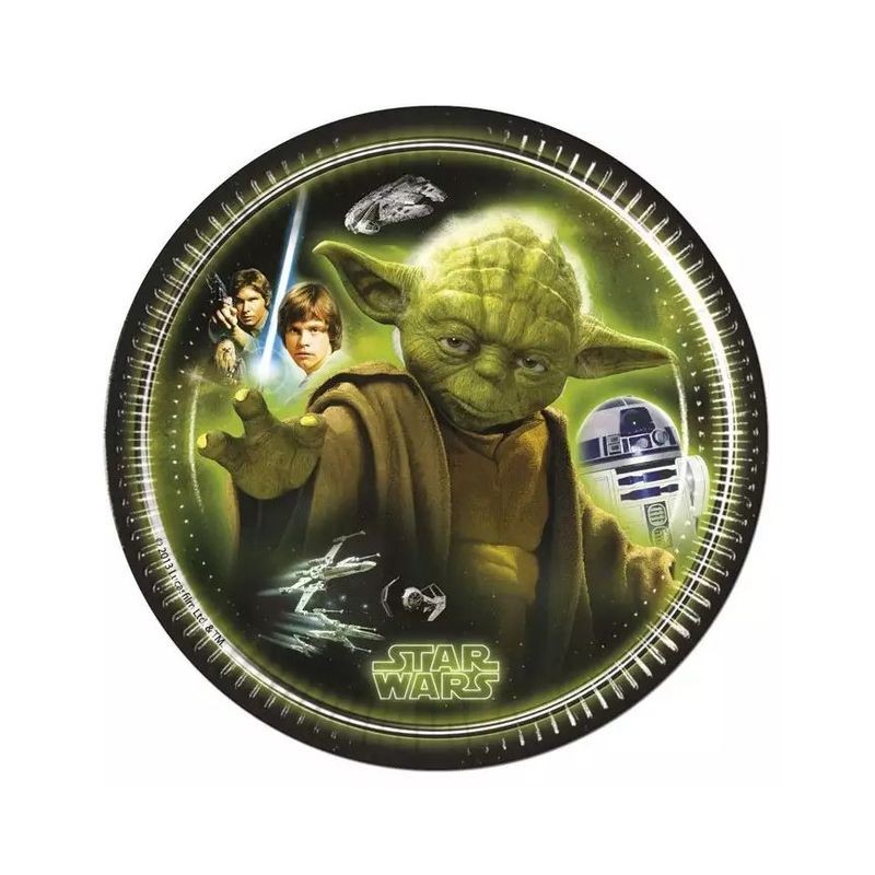 PIATTI CM.20 PZ.8 STAR WARS EAN 5201184844007 INGROSSO PIATTI PER PARTY