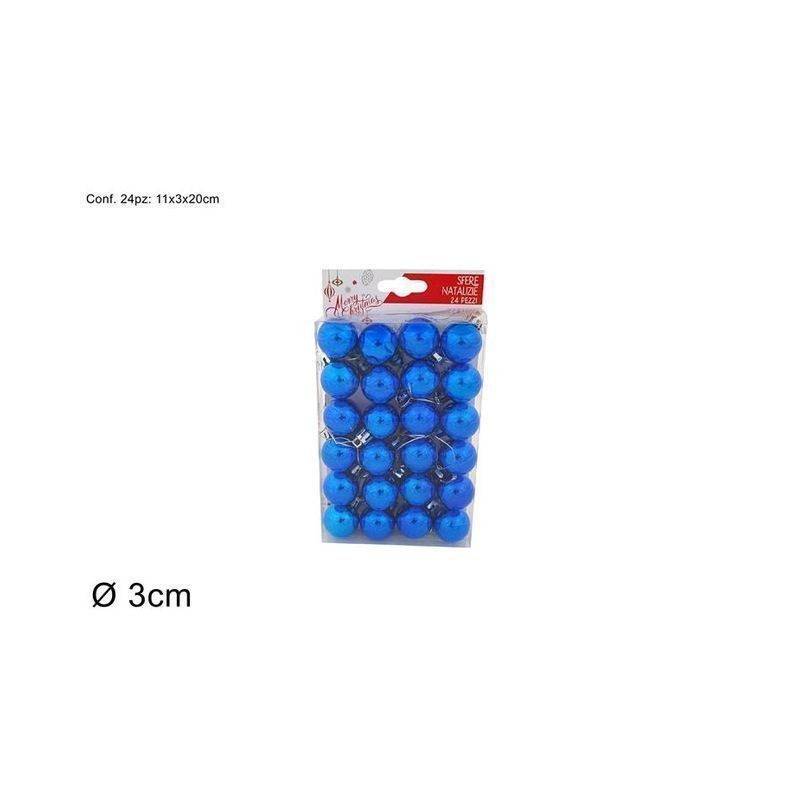 PALLINE CM.3 BLU BOX 24PZ EAN 8033113099120 INGROSSO PALLINE DI NATALE E PUNTALI PALLINE CM.3 BLU BOX 24PZ EAN 8033113099120 INGROSSO PALLINE DI NATALE E PUNTALI