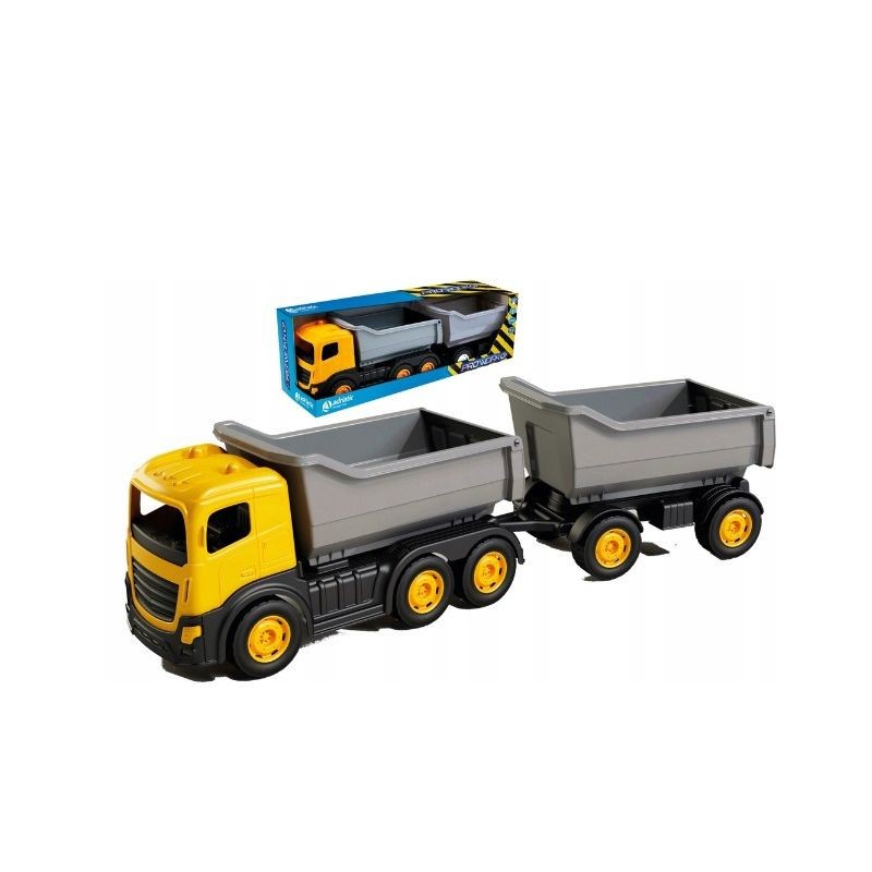 CAMION 6 RUOTE + RIMORCHIO ALTO IN BOX S EAN 8002936113009 INGROSSO MEZZI E BARCHETTE