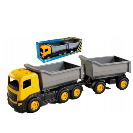 INGROSSO CAMION 6 RUOTE + RIMORC