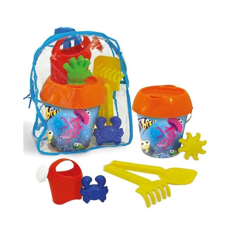 ZAINO CON SECCHIELLO DIAM.18 PESCI EAN  INGROSSO SECCHIELLI CON FORMINE