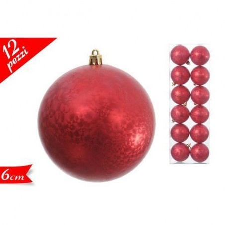 INGROSSO PALLA ROSSA 6CM 12PZ