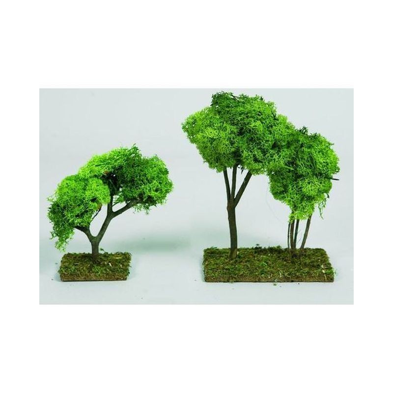 ALBERELLO LICHENE C/BASE CM.7X15 IN BST EAN 8019959223851 INGROSSO ACCESSORI PER IL PRESEPE