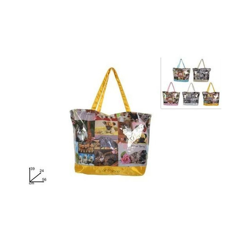 BORSA MARE PVC FANT.ANIMALI 5COL.ASS EAN 8034048270097 INGROSSO BORSE MARE