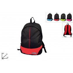 INGROSSO ZAINO NERO C/FASCIA COL