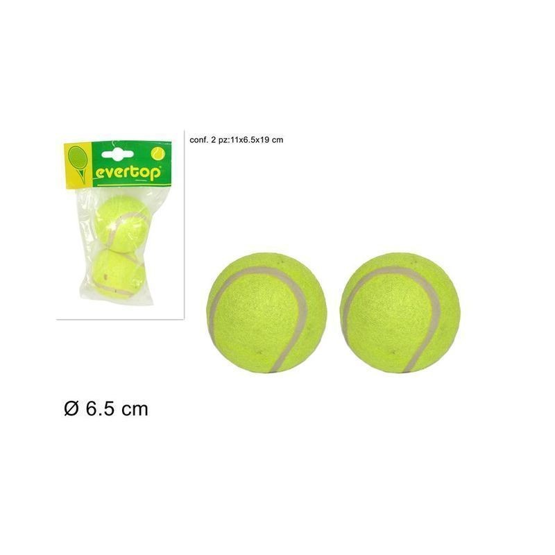 PALLE DA TENNIS SET 2 PZ EAN 8034048325988 INGROSSO TENNIS