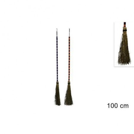INGROSSO SCOPA 100CM 2COL ASS