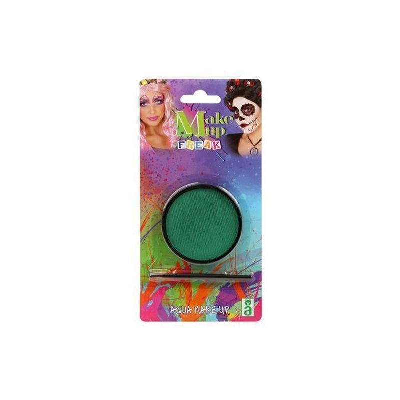 TRUCCO ALL'ACQUA 20X10CM VERDE BLISTER EAN 8422259401216 INGROSSO TRUCCHI DI CARNEVALE