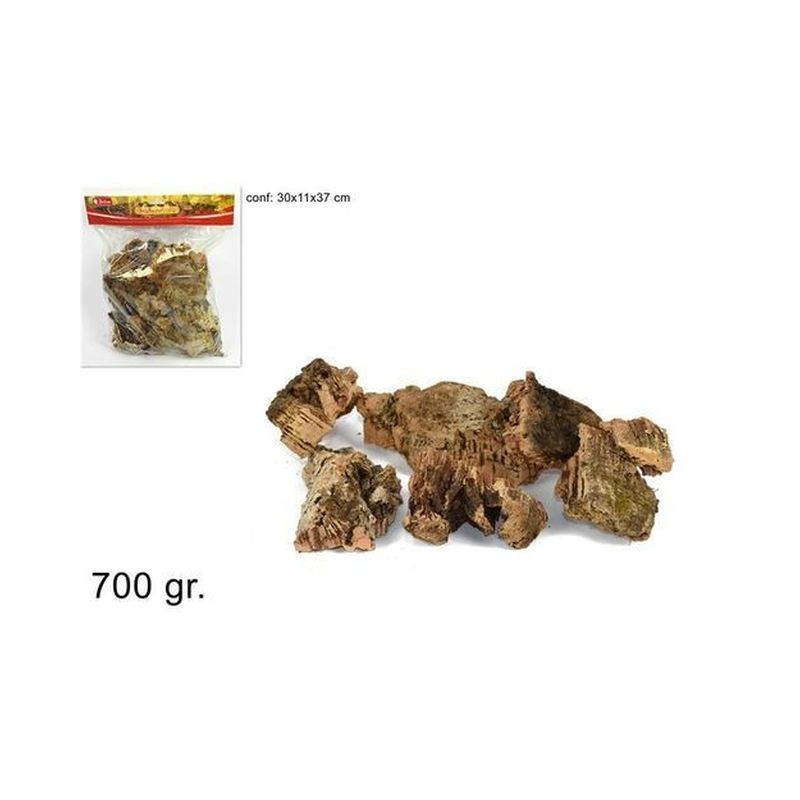 BUSTA SUGHERO IN PEZZI GR 700 EAN 8033113455919 INGROSSO ACCESSORI PER IL PRESEPE