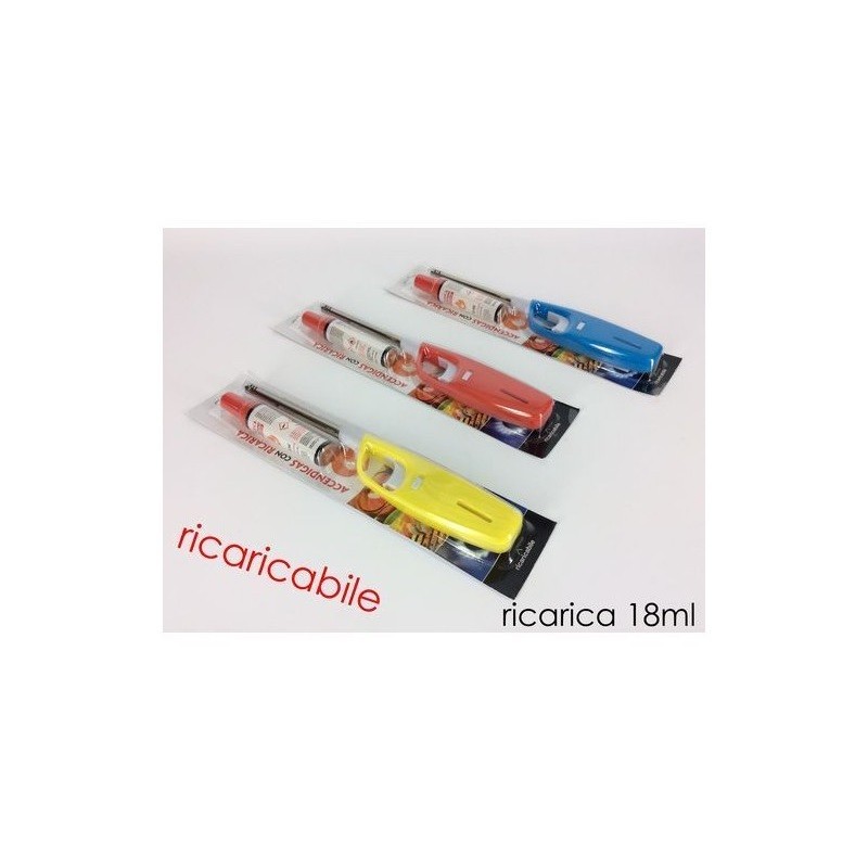 ACCENDIGAS C/RICARICA 18ML 3ASS EAN 8015361038083 INGROSSO ACCENDIGAS
