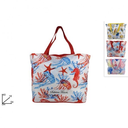 INGROSSO BORSA MARE CORALLO 3ASS