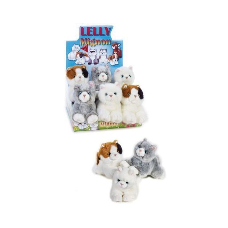 GATTI STESI LINEA MIGNON 24cm EAN 8004332311041 INGROSSO PELUCHE MORBIDOSI