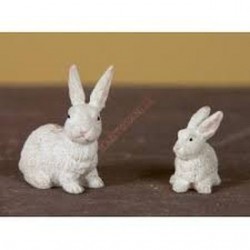 INGROSSO CONIGLIO IN RESINA CM.