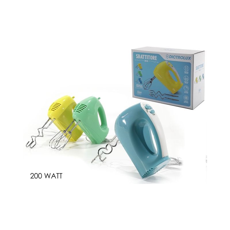 SBATTITORE 200W 5VEL. 3ASS. EAN 8015361125981 INGROSSO PICCOLI ELETTRODOMESTICI