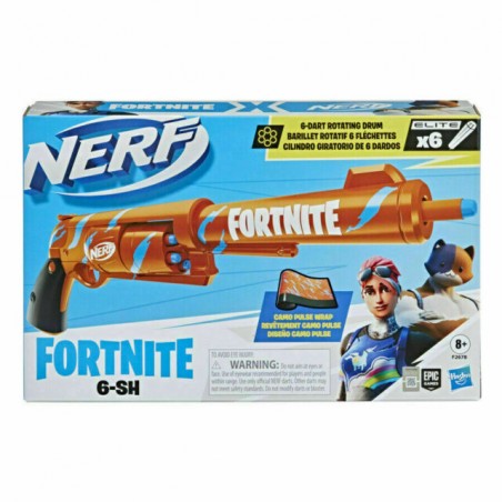 NERF FORTNITE SIX SHOOTER EAN 5010993878666 INGROSSO PISTOLE GIOCATTOLO