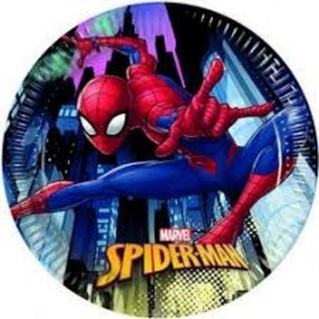 INGROSSO PIATTI CARTA SPIDERMAN