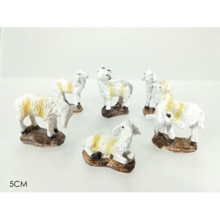 INGROSSO PECORA H.5CM 6 ASSORTIM