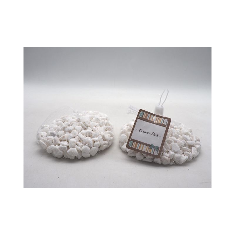 PIETRE BIANCHE DECORAZ.500GR 2 MIS ASS. EAN 8021029673138 INGROSSO ACCESSORI PER IL PRESEPE