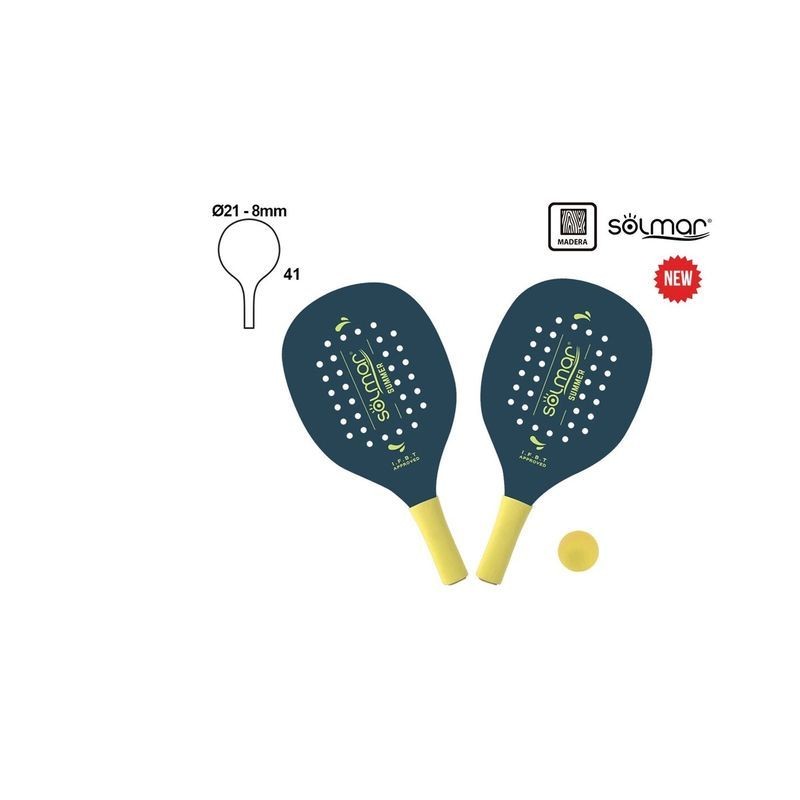 RACCHETTE PADEL CON PALLA IFBT. D.21X41/ EAN 8430373046695 INGROSSO GAS PER ACCENDINI