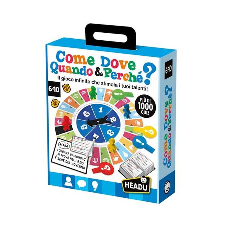 COME DOVE QUANDO E PERCHE' EAN 8057592357069 INGROSSO GIOCHI CREATIVI