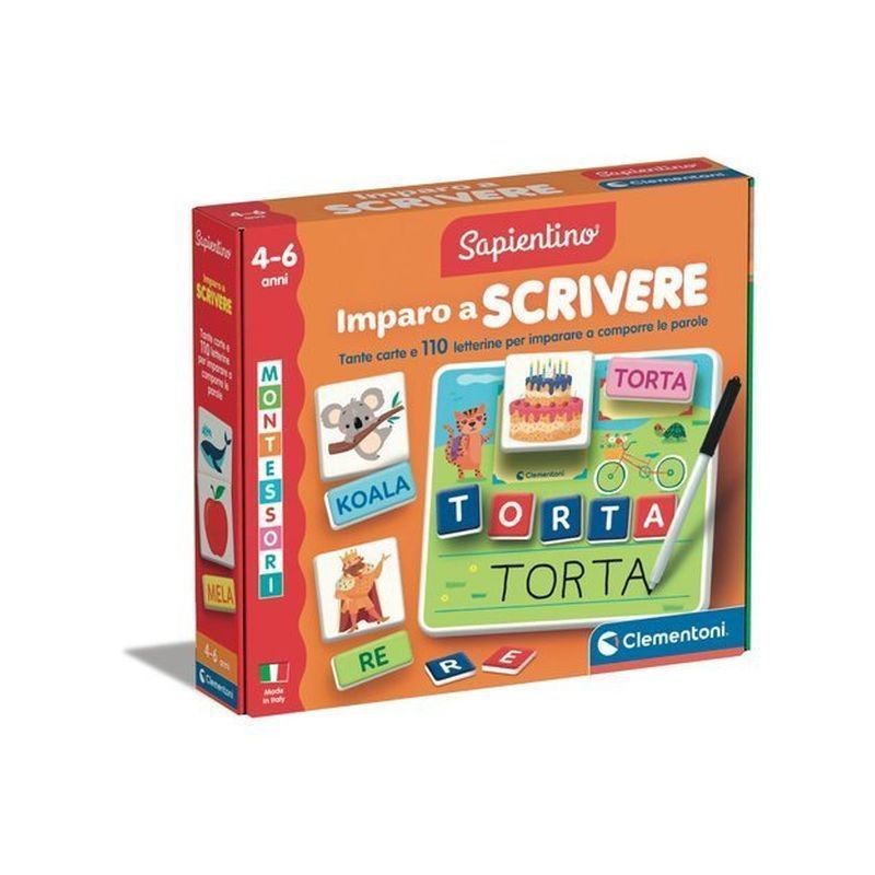 MONTESSORI - IMPARO A SCRIVERE 16859 EAN 8005125168590 INGROSSO GIOCHI SAPIENTINO