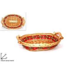 INGROSSO CESTA OVALE INTRECCIATA