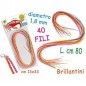 SCOUBIDOU MANIA GLITTER 40PZ 80CM EAN 8017967636304 INGROSSO GIOCHI DA EDICOLA