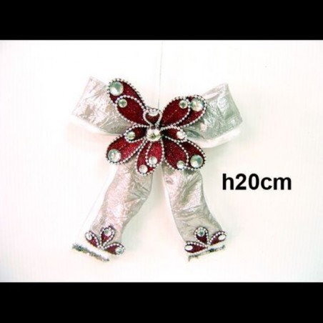 INGROSSO FIOCCO SILVER/PURPLE 20