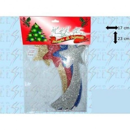 STELLE COMETE ass. PZ.4 EAN 8027501129414 INGROSSO PALLINE DI NATALE E PUNTALI