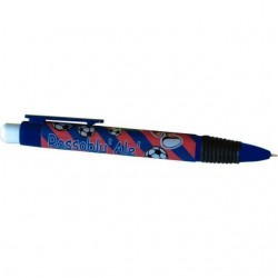 INGROSSO PENNA PLASTICA ROSSOBLU
