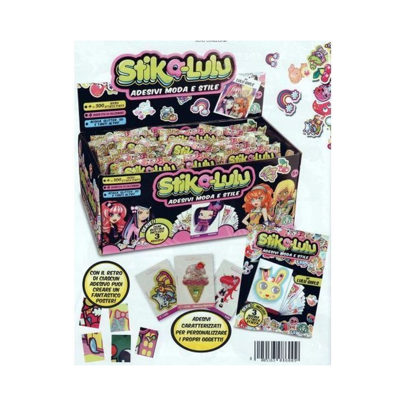 STUKA LULU BUSTINA 3 ADESIVI 48 EAN 8005163086009 INGROSSO LOTTERIA