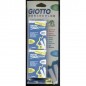 BL. 2 SCATOLE GESSI BIANCHI EAN 0000001009224 INGROSSO ACCESSORI UFFICIO