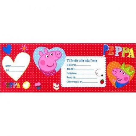 INGROSSO INVITI PARTY PEPPA PIG