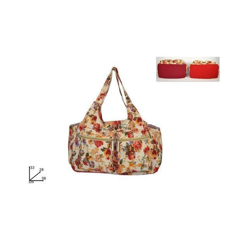 BORSA MARE CANVAS 4TASCHE ROSE 2 EAN 8034048324288 INGROSSO BORSE MARE