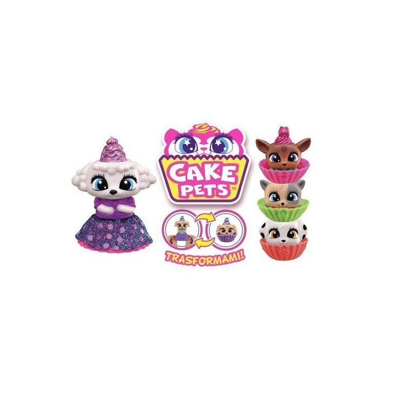 CAKE PETS BLISTER PACK 1 PERSONAGGIO +3A EAN 8017293339009 INGROSSO GIOCATTOLI IN SCATOLA