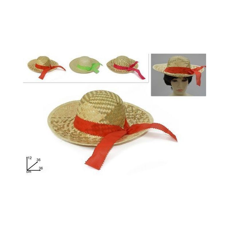 CAPPELLO IN PAGLIA DONNA C/NASTRO EAN 8027501033025 INGROSSO CAPPELLI ESTIVI