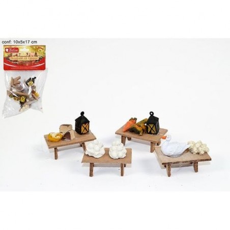 INGROSSO TAVOLINI C/OGGETTI 4PZ