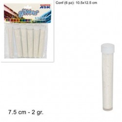 INGROSSO TUBETTI GLITTER 2GR 6PZ