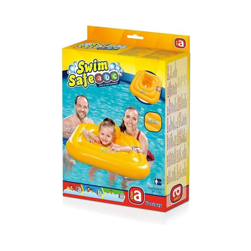 SALVAGENTE MUTANDA QUADRATO 69CM SWIMSAF 3 CAMERE D'ARIA COLORE GIALLO EAN 6942138949667 INGROSSO SALVAGENTI GONFIABILI