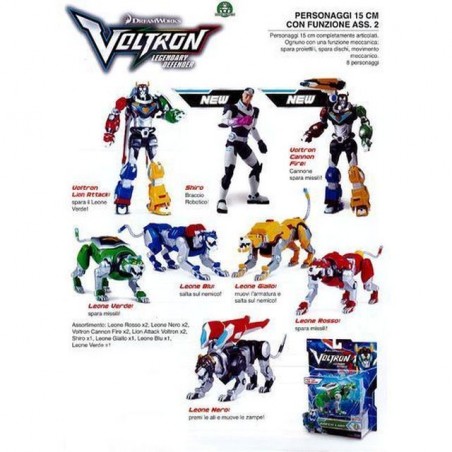 INGROSSO VOLTRON PERSONAGGI 15CM