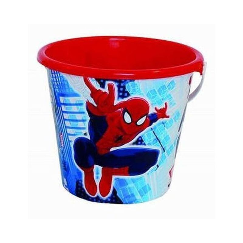 SECCHIELLO SPIDERMAN D.18 H.15CM SINGOLO EAN 8002936757005 INGROSSO SECCHIELLI MARE VUOTI